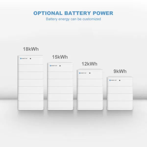 SUNKET Hochvolt LFP 9-30kWh Stapelbatterie (Heimspeicher)